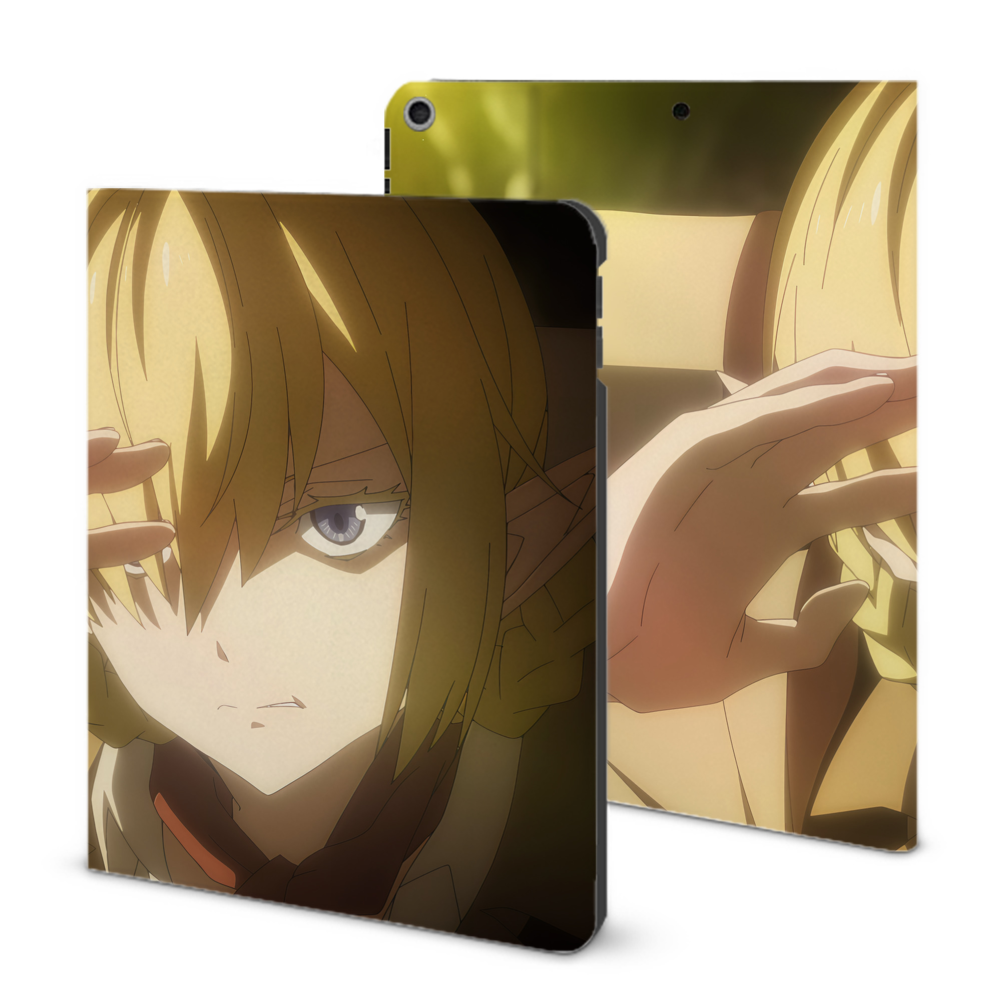 （画像用） 転スラ Regarding Reincarnated to Slime IPad ケース ブック型 PUレザー TPU 耐衝撃 軽量 薄型 ペン収納なし 全面保護 IPad 各モデル対応